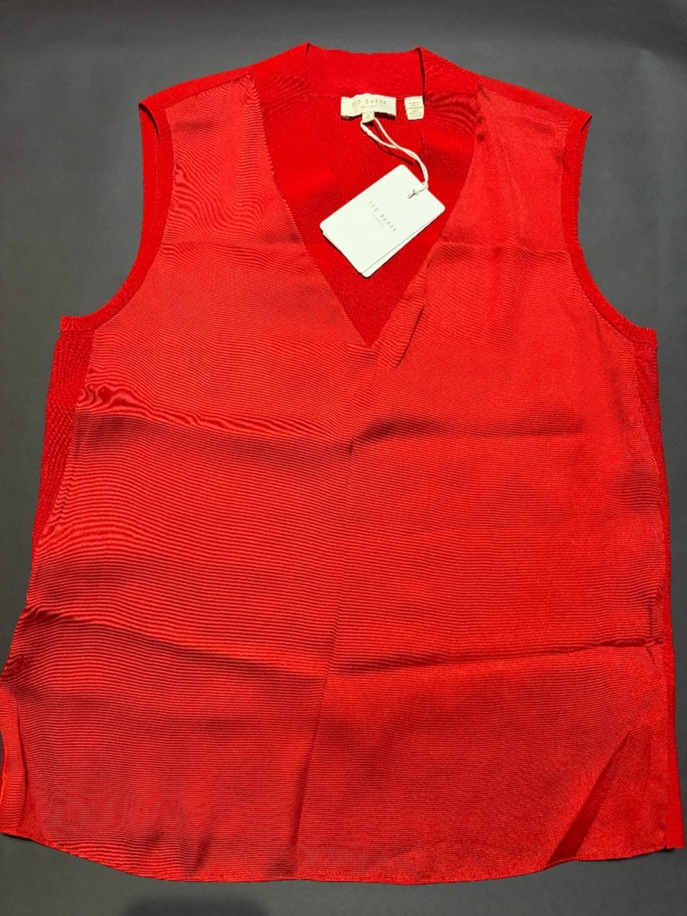 Women's Ted Baker London red blouse (Size 2) NEW with tags!!